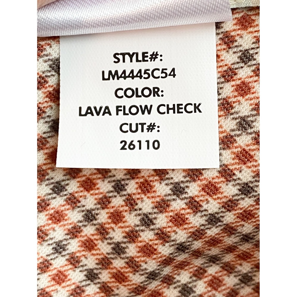 Liverpool Womens Stella Kick Flare Pants 8 Check Lava Flow Pull On Academia - Picture 11 of 12